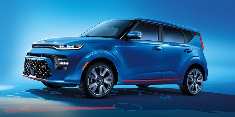 Blue 2021 Kia Soul